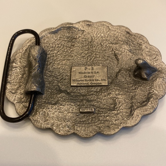 Vintage 1997 Beautiful Western Belt Buckle , Made in USA - Picture 3 of 4